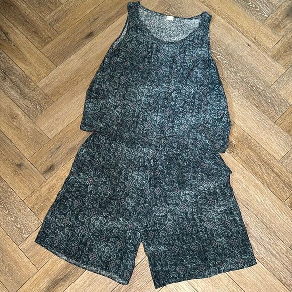 Poetry Silk Shorts Set - Picture 1 of 10